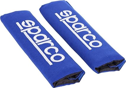 SPARCO SPC1204BL Seat Belt Padding Blue, 2 Units