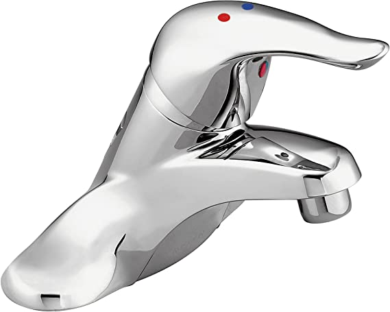 Moen Chateau Chrome One-Handle Lavatory Faucet Without Drain Assembly, L4605