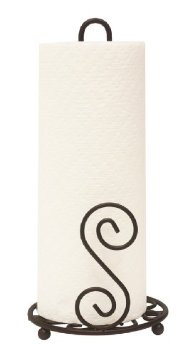 Home Basics Scroll Collection Paper Towel Holder