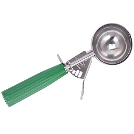 sourcingmap® Chef's Kitchen Old-Fashioned Ice Cream Scoop Spoon Baller Tool Green