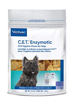 Virbac C.E.T. Enzymatic Oral Hygiene Chews for Dogs