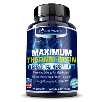 1 Thermogenic Fat Burner Supplement for Men and Women - Extreme Fat Burning Solution - Boosts Metabolism and Energy - Shed Unwanted Body Fat and Lose Weight Fast - 30 Day Supply