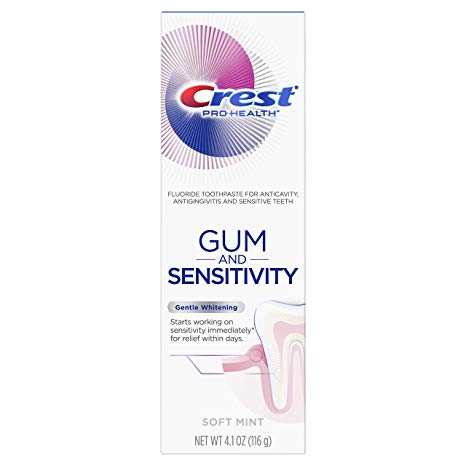 Crest Pro-Health Gum And Sensitivity, Sensitive Toothpaste, Gentle Whitening, 4.1 Ounce