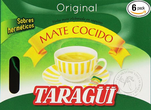 Taragui Yerba Mate Tea Bags (Case of 6 Boxes)