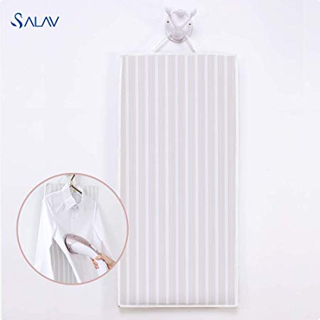 SALAV Ironing Mat, Portable Iron Pad Mat Travel Heat Resistant Ironing Blanket Ironing Board Covers for Table Top and Hanging