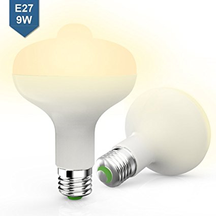 Sentexin PIR Infrared Sensor Light LED Bulb Motion Detection Spotlight Auto Switch Energy Saving Night Lamp Indoor Lighting Warm E27 Base 9W AC