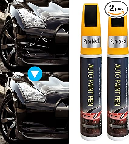 Touch Up Paint for Cars, 2 PCS, Auto Paint Scratch Repair, Special-purpose Paint, High Efficiency Waterproof, Natural Quick Dry, Black