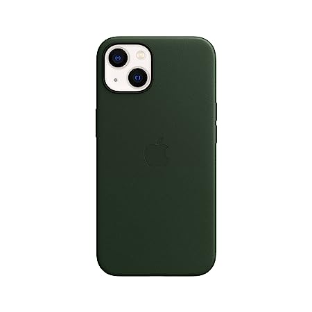 Apple Leather Case with MagSafe (for iPhone 13) - Sequoia Green