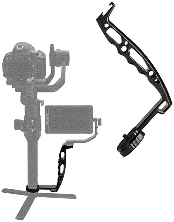 AgimbalGear DH03 Handheld Gimbal Grip with Cold Shoe for Mounting Monitors, Microphones, LED Light etc Compatible with DJI Ronin-S, Ronin SC, Zhiyun Weebill LAB, Crane 2, Plus, Moza Air Mini Dual Grip