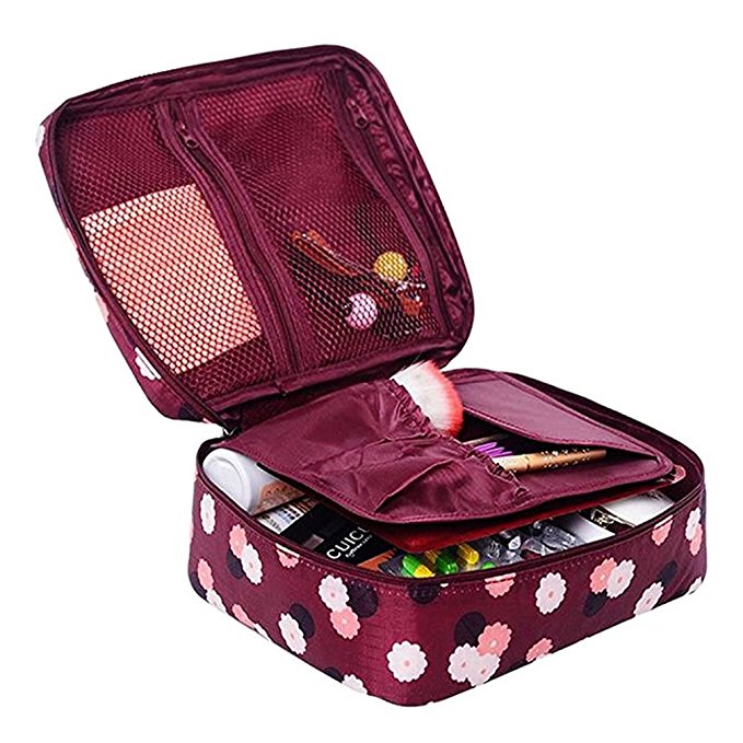 Itraveller Printed Multifunction Portable Travel Toiletry Bag Cosmetic Makeup Pouch