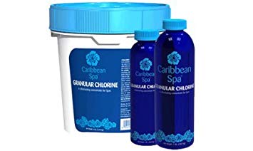Caribbean Spa Fast Dissolving Granular Chlorine for Hot Tubs and Spas by Pool Stuff Express (2Lb)