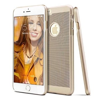 iPhone 6S Plus Case TOTU iPhone 6 Plus Cover Ultra Slim Slim Fit Series Fingerprints Proof Snap-on Exact Fit Super Lightweight No Bulkiness Hard Case for iPhone 6 Plus 2014  iPhone 6S Plus 2015 Champagne Gold