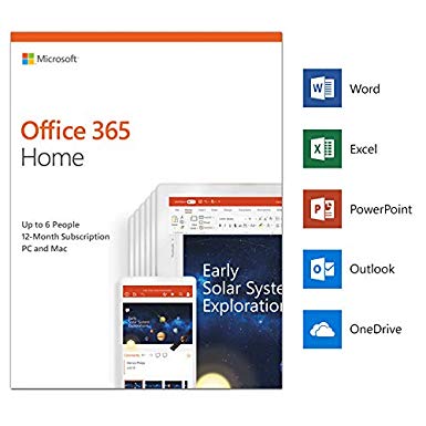 Microsoft Office 365 Home | up to 6 users | 1 year | PC/Mac | download