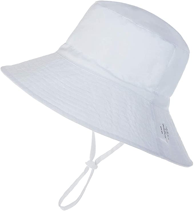 Bonvince Baby Sun Hat Adjustable Trucker Hat Flat Brim Cap Toddler Boys Summer Hats