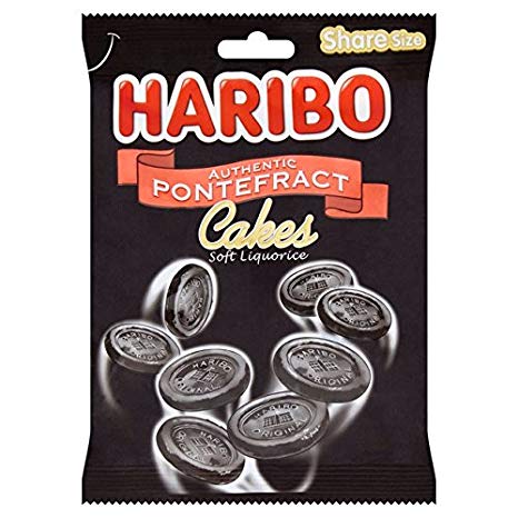 Original Haribo Authentic Pontefract Cakes Soft Liquorice Bag Imported From The UK England The Very Best Of British Dunhills Original Naturally Flavoured With Liquorice Root Extract