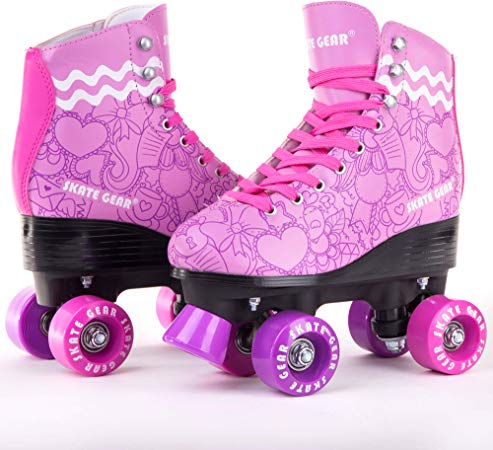 C SEVEN Classic Retro Roller Skates for Kids and Adults