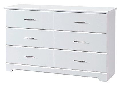 Storkcraft Brookside 6 Drawer Dresser, White