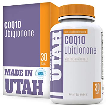 CoQ10 Ubiquinone, Supports Cardiovascular Health, Cellular Energy and Protects The Cells in Our Body, Made with 100% Coenzyme Q10 and in Veggie Capsules