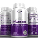 Phytoceramides 350 mg Capsules Gluten Free Plant Derived Wheat Free with Sweet Potato Organic and All Natural Anti Aging Wrinkle Repair Skin Supplement with Vitamins A C D E for a Natural Facelift and Healthy Nails Hair Cell Renewal by Increased Collagen