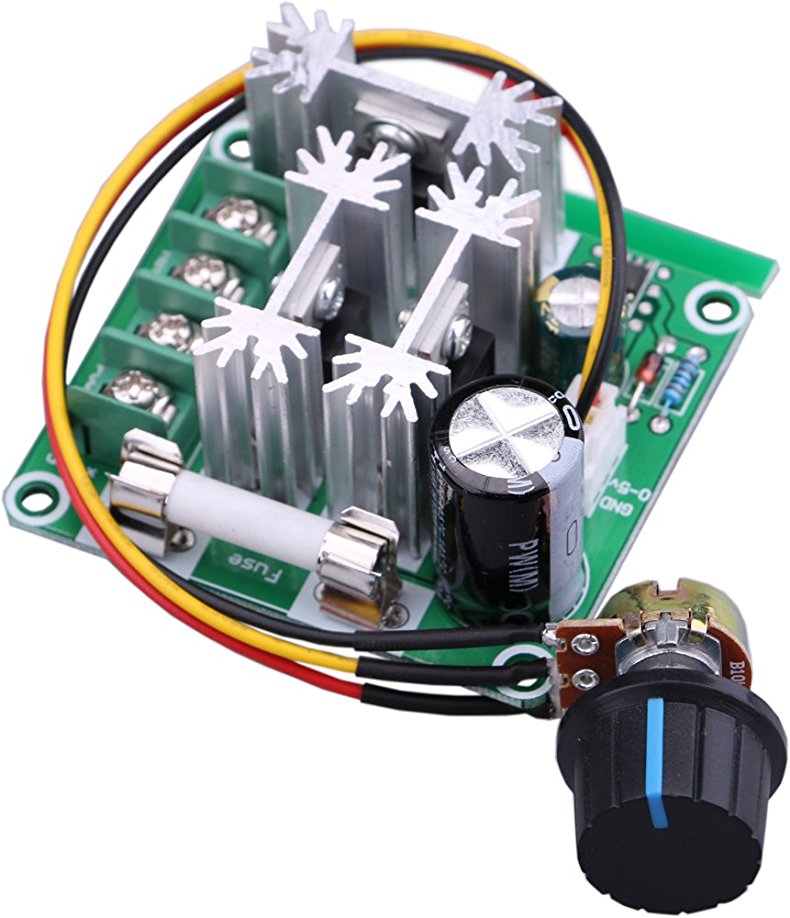 Yeeco High Efficiency Dc Electric Motor Control Motor Speed Regulation PLC Governor Speed Governor 6v-90v 15a Pump Pwm Continuously Variable Speed Controller Stepless 10% -100%