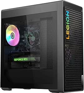 Lenovo Legion Tower 5 26IRB8 Gaming Desktop Computer, Intel Core i5-13400F 2.5GHz, 16GB RAM, 512GB SSD, NVIDIA GeForce RTX 3060 12GB, Windows 11 Home, Storm Gray