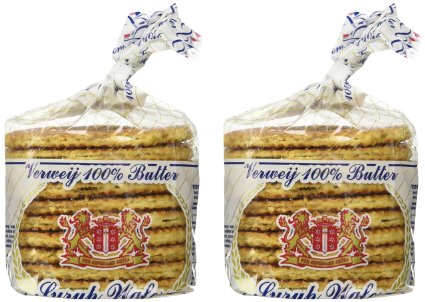 Stroopwafels - 20 Dutch Verweij 100% Butter Stroopwafels In Frustration Free Packaging