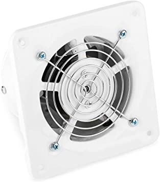 Jadeshay Exhaust Fan - Wall Mounted Ventilation Fan Low Noise Air Exhaust Vent for Home Bathroom Kitchen, 25W 220V