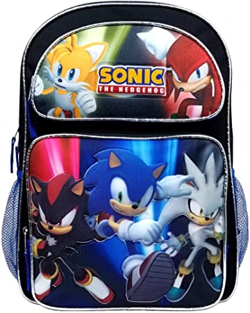 Sonic the Hedgehog 16 Inches Large School Backpack