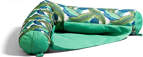 Big Joe Noodle Sling Pool Float Green Tropical Palm