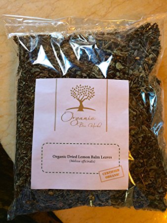 Organic Bio Herbs-Organic Dried Lemon Balm Leaves (Melissa Officinalis) 4 Oz.