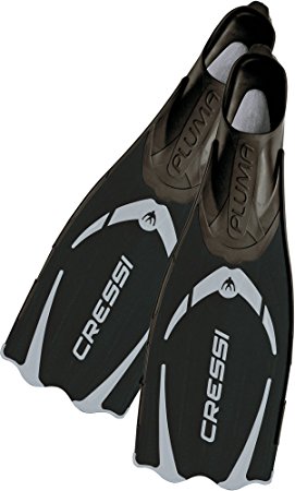 Adult Snorkeling Full Foot Pocket Fins | Cressi Pluma - made in Italy by Cressi: quality since 1946