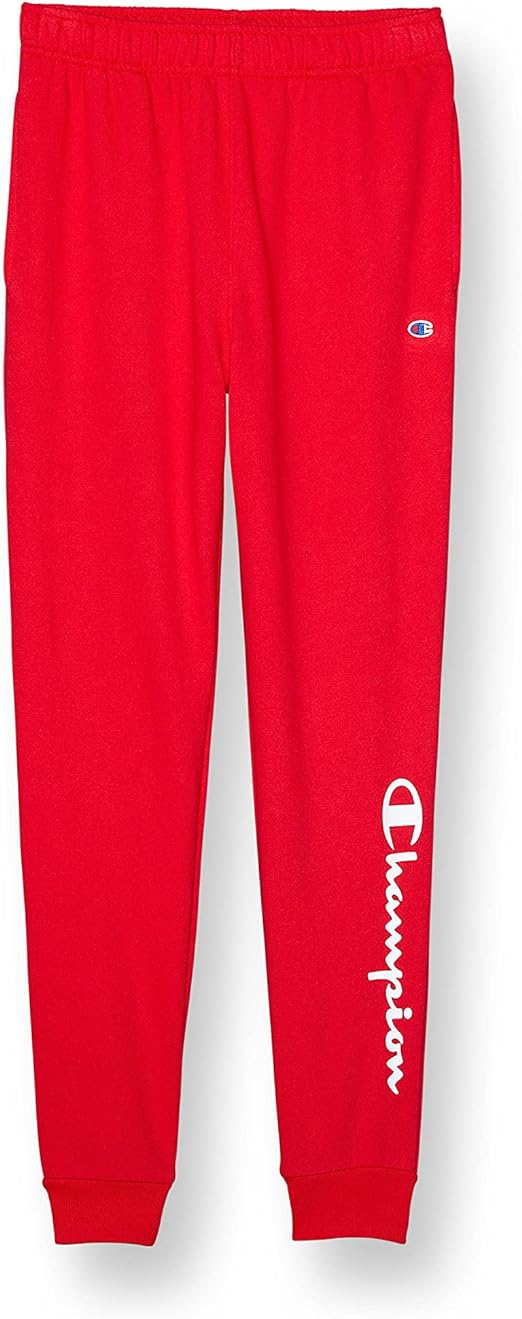 Champion Boys Sweatpants, Lightweight Sweatpants for Boys, Kids' Pants, Script & Print, 25"