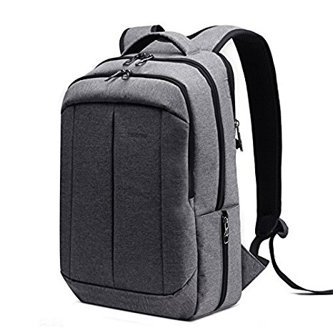 Slotra Business Laptop Backpack 17 Inch Anti-theft Computer School Rucksack Bag Gray