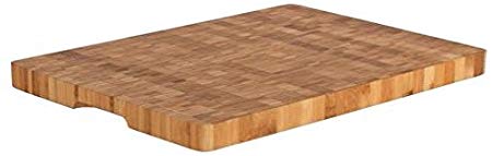 FurnitureXtra Large Solid Wood Butchers Block Chopping Board, 50 cm