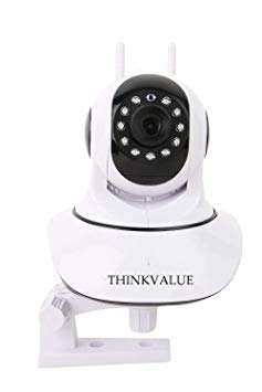 ThinkValue T8855 Wi-Fi Wireless HD IP Security Camera CCTV (White)