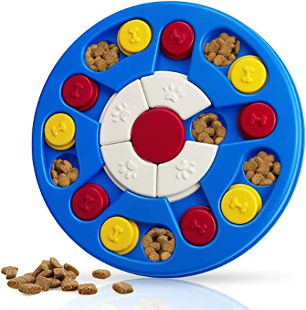 Dog Puzzle Toys Interactive Puzzle Dog Toys for Smart Dogs IQ Stimulation Dog Game Treat Puzzle Toy for Large Dogs , Puppy and Cats Treat Training & Mental Exercise Food Slow Feeding Training