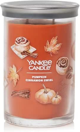 Yankee Candle Pumpkin Cinnamon Swirl Large Signature 2-Wick Tumbler Candle