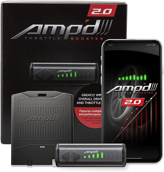 Amp'D 38862-2 2.0 Throttle Booster w/Bluetooth Switch