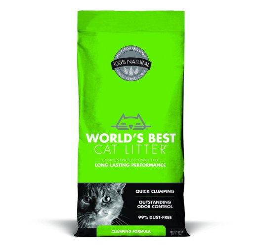 WORLD'S BEST CAT LITTER 391032 Clumping Litter Formula 28-Pound