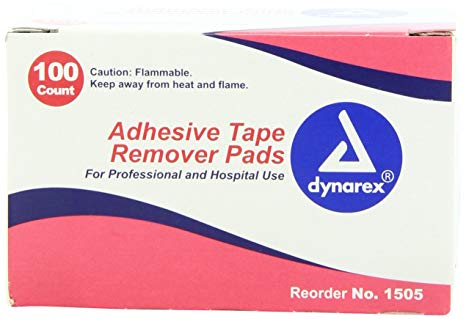 Dynarex Adhesive Tape Remover Pad - 100 ea