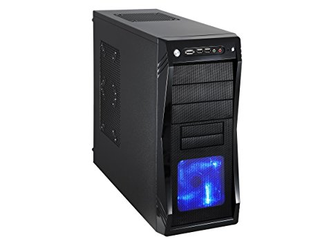 Rosewill CHALLENGER ATX Mid Tower Gaming Case with 3 Pre-Installed Case Fans , USB 3.0 Port