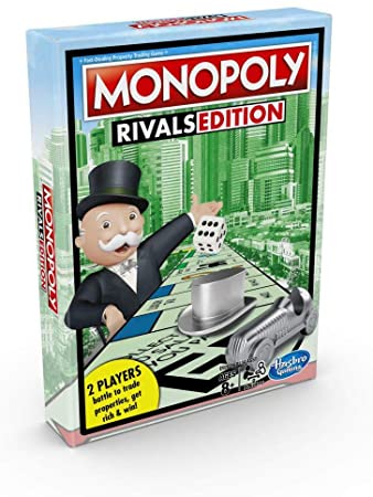 Monopoly Rivals Edition 2 Player Game Hasbro Gaming New Factory Sealed