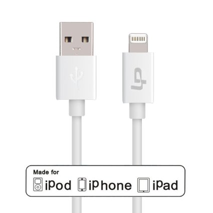 Apple MFi Certified LP Lightning to USB Cable 33ft  1m 8 pin USB SYNC Cable Charger for iPhone 6 6 Plus iPhone 55s5c iPad with Retina display iPad mini iPad Air iPod nano 7th Gen and iPod touch 5th Generation  1-Year Limited Warranty