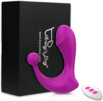Couple Wearable Vibrator for G-Spot Stimulation with 12 Vibration Patterns, Anal Vibrator with Remote Control, Rechargeable Adult Sex Toys (Coni Vibe)