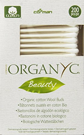 Organyc Beauty Organic Cotton Swabs - 200 Swabs