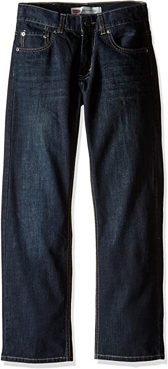 Levi's Boys' 505 Regular Fit Jeans, Slim Dirt Road, 7x