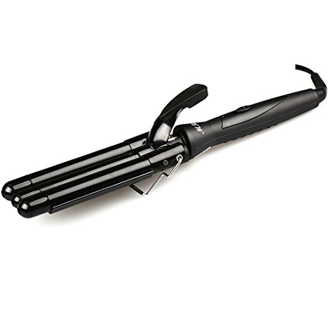 MHD Hair Curler Constant Temp Ceramic Curling Wand Curling Iron Curler Deep Wave Swivel Power Cord