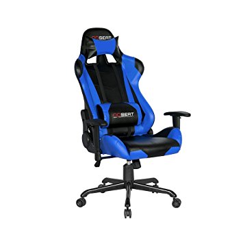 OPSEAT Master Series PC Gaming Chair Racing Seat Computer Gaming Desk Chair (Blue)