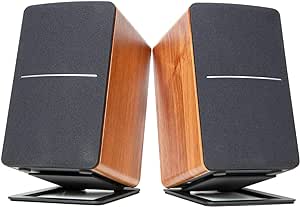 Edifier 2.0 Powered Bookshelf Speakers R1280T with 7" Desktop Speaker Stands Pair