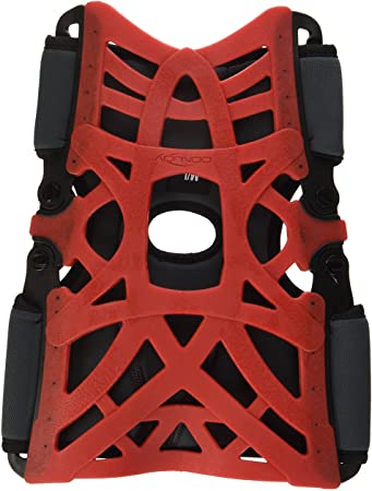 DonJoy Reaction Web Knee Support Brace with Compression Undersleeve: Red, Medium/Large